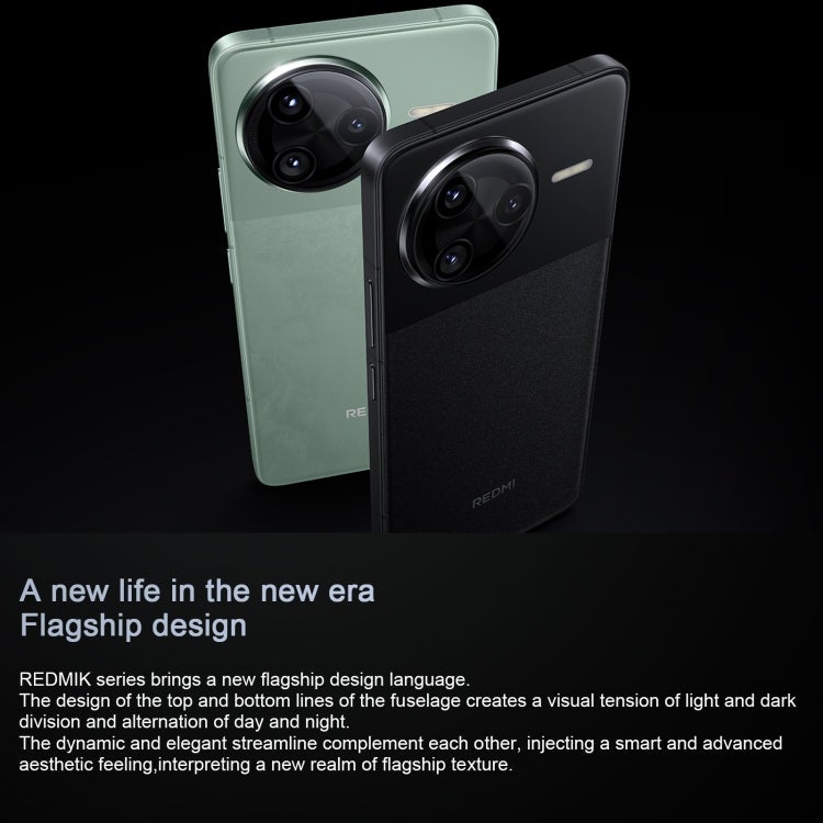 Xiaomi - Redmi K80 Pro 256GB 12GB RAM 5G Mobile Phone Black | Powered by Qualcomm Snapdragon 8 Elite processor | 6.67" 2K Display with a max 3200nits brightness | 6000mAh with 120W Super fast wired charging | IP68 waterproof | Google play Chinese version - Image 1
