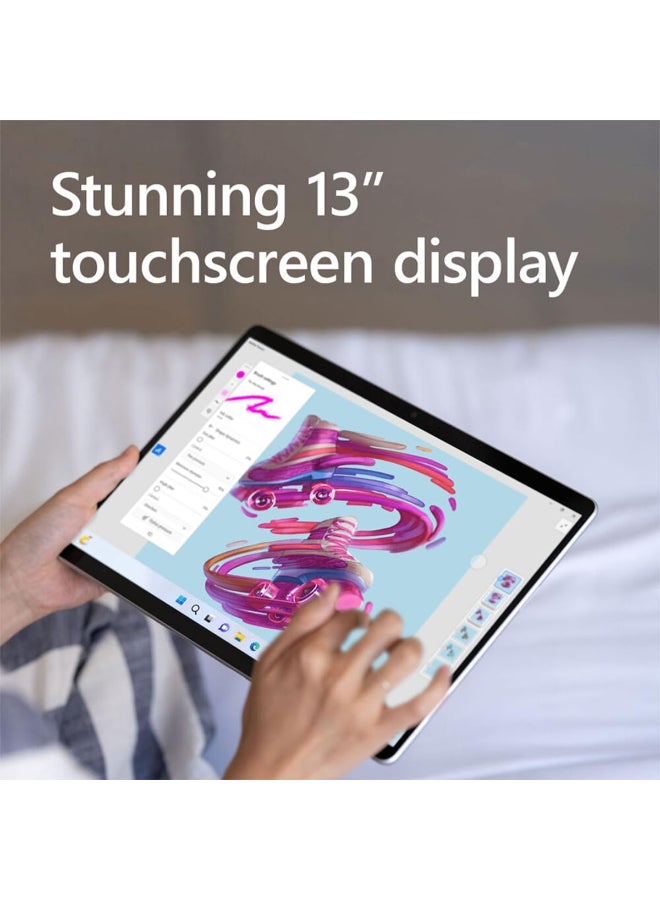 Microsoft Surface Pro 9 Tablet  With 13 Inch Full HD(1920X1080) Display, Core i7-1265U Processor/16GB RAM DDR5/256GB SSD/Windows 11 Pro/ English/Arabic Platinum - Image 2