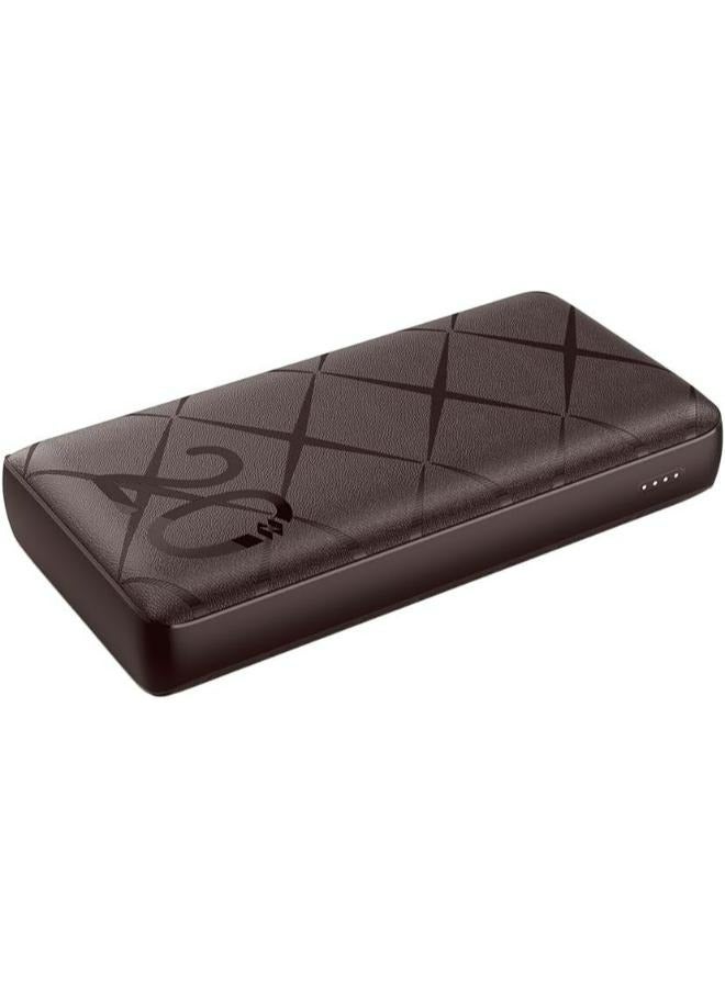 إنفينيكس - 20000 مللي أمبير في الساعة Infinix XPower 20 - XP20: بنك طاقة 15 وات 20000 مللي أمبير في الساعة مع شحن سريع من النوع C ومنفذي USB - 3 مخرجات بني 20000 mAh بني - Image 1