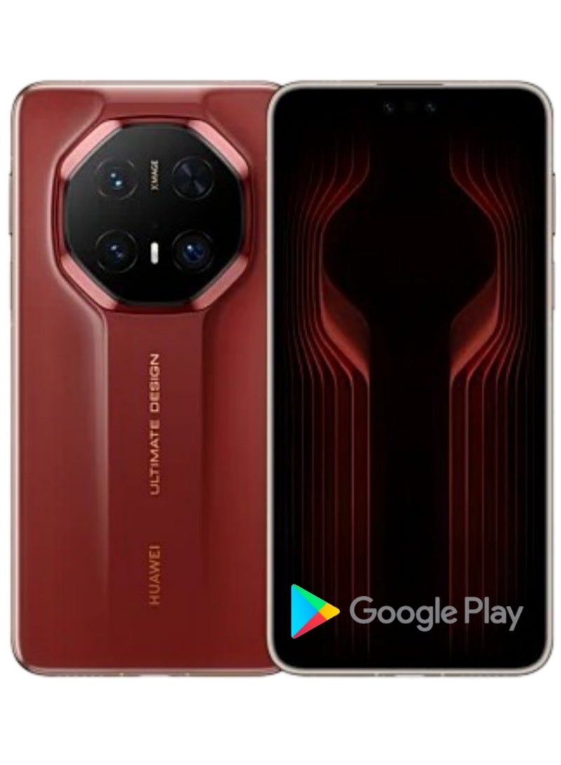 هواوي Mate 70 RS Ultimate Design 1TB 16GB RAM 6.9″ HarmonyOS 4.3 50MP Rear Four Cameras 5700mAh 100W Wired 80W Wireless NFC Red with Google play Chinese version  - Image 1