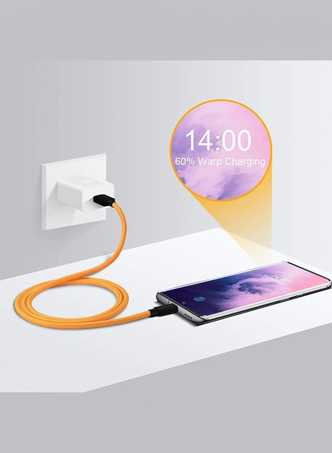 OnePlus McLaren Edition USB to Type-C Cable – 1 Meter Orange  - Image 5