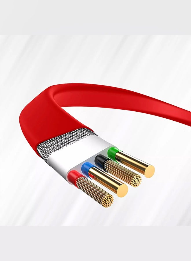 OnePlus Warp Charge Type-C to Type-C Cable – 1.5 Meter, Fast Charging & Data Sync Red  - Image 5