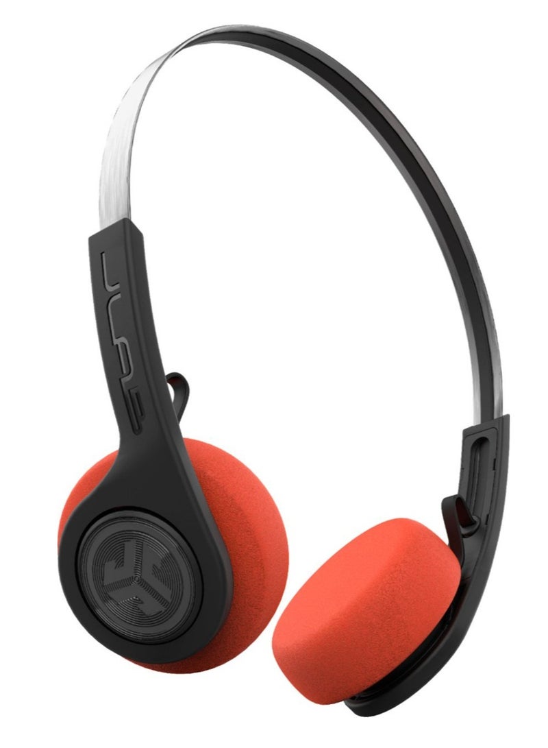 Jlab Rewind Wireless Retro Bluetooth Headphones 14+ Hrs Playtime, Voice Assistant, Custom EQ3, Total Control Black  - Image 1