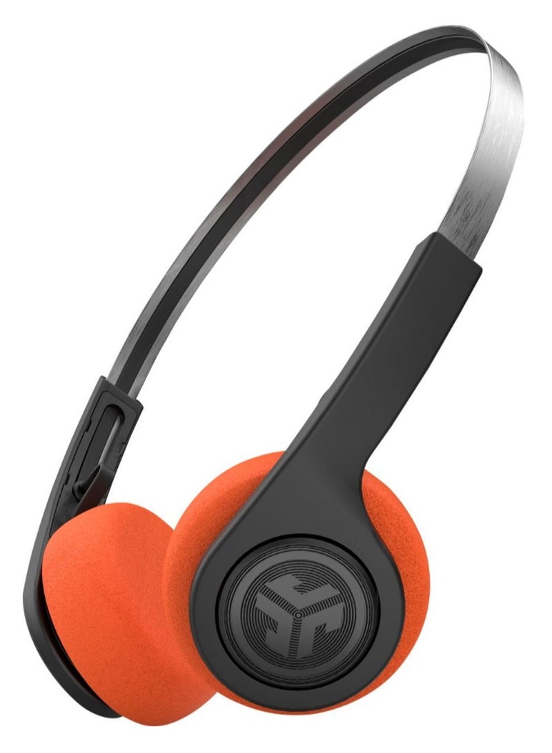 Jlab Rewind Wireless Retro Bluetooth Headphones 14+ Hrs Playtime, Voice Assistant, Custom EQ3, Total Control Black  - Image 4