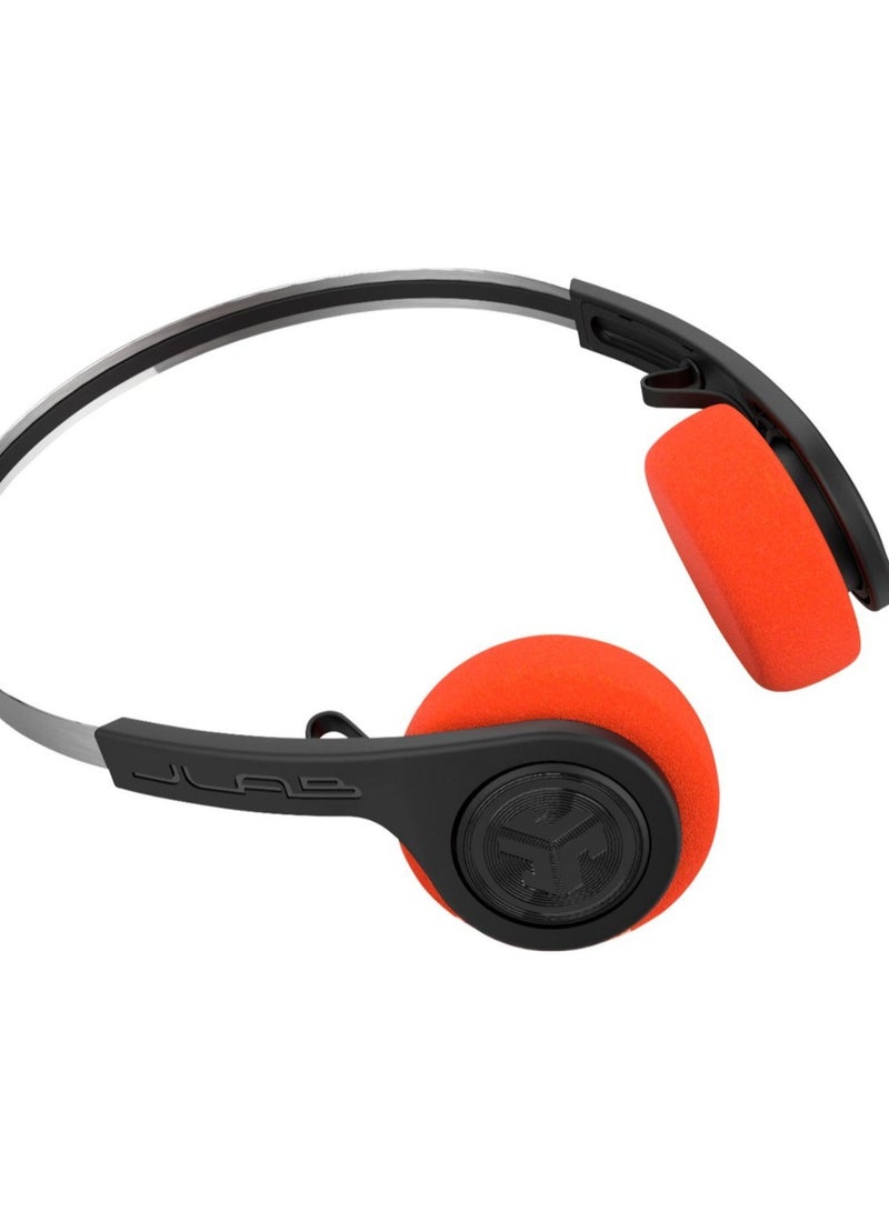 Jlab Rewind Wireless Retro Bluetooth Headphones 14+ Hrs Playtime, Voice Assistant, Custom EQ3, Total Control Black  - Image 2