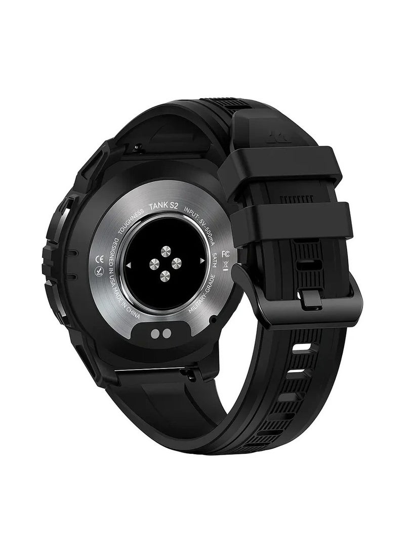 KOSPET TANK S2 Smartwatch – AMOLED Display, Bluetooth Calling, 5ATM Waterproof, Comprehensive Health Tracking, 12-Day Battery Life, Precise GPS, Alexa & AI Voice Assistant – Perfect for Athletes & Adventurers Black - Image 4