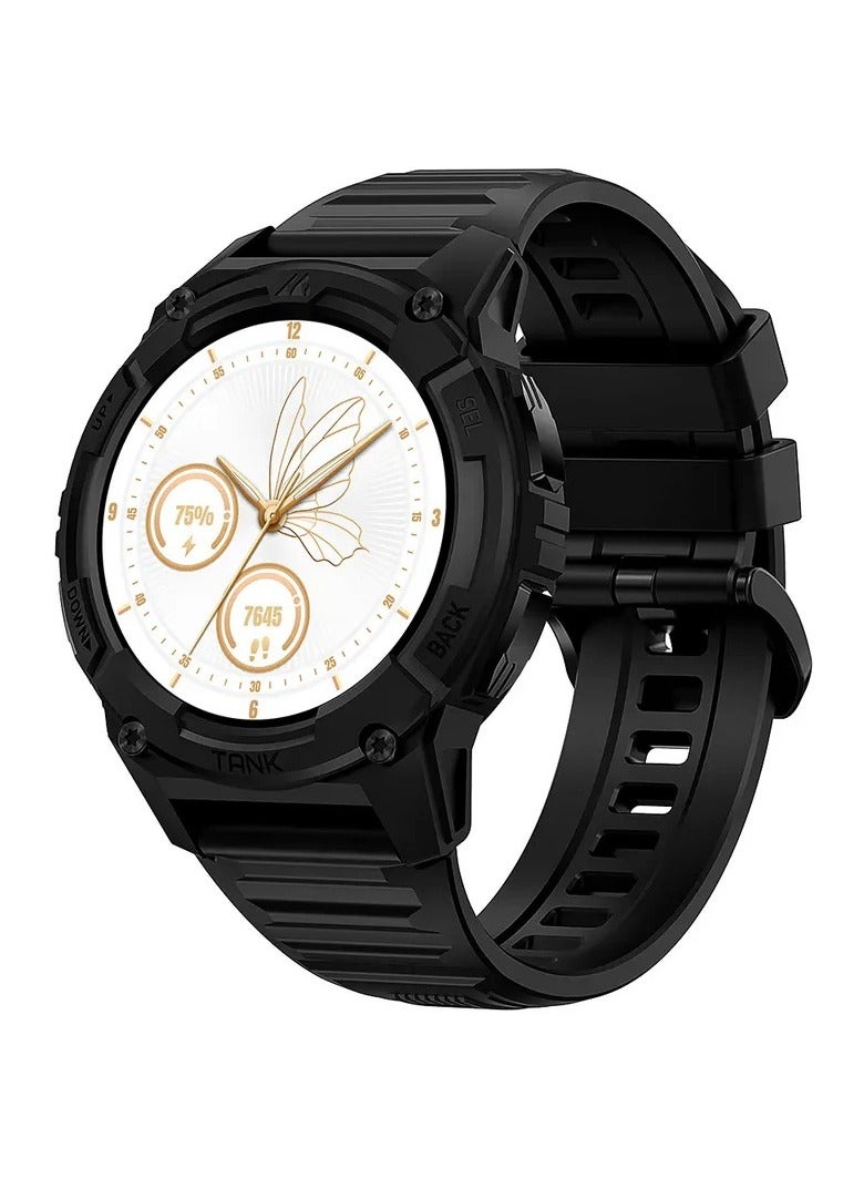 KOSPET TANK S2 Smartwatch – AMOLED Display, Bluetooth Calling, 5ATM Waterproof, Comprehensive Health Tracking, 12-Day Battery Life, Precise GPS, Alexa & AI Voice Assistant – Perfect for Athletes & Adventurers Black - Image 5