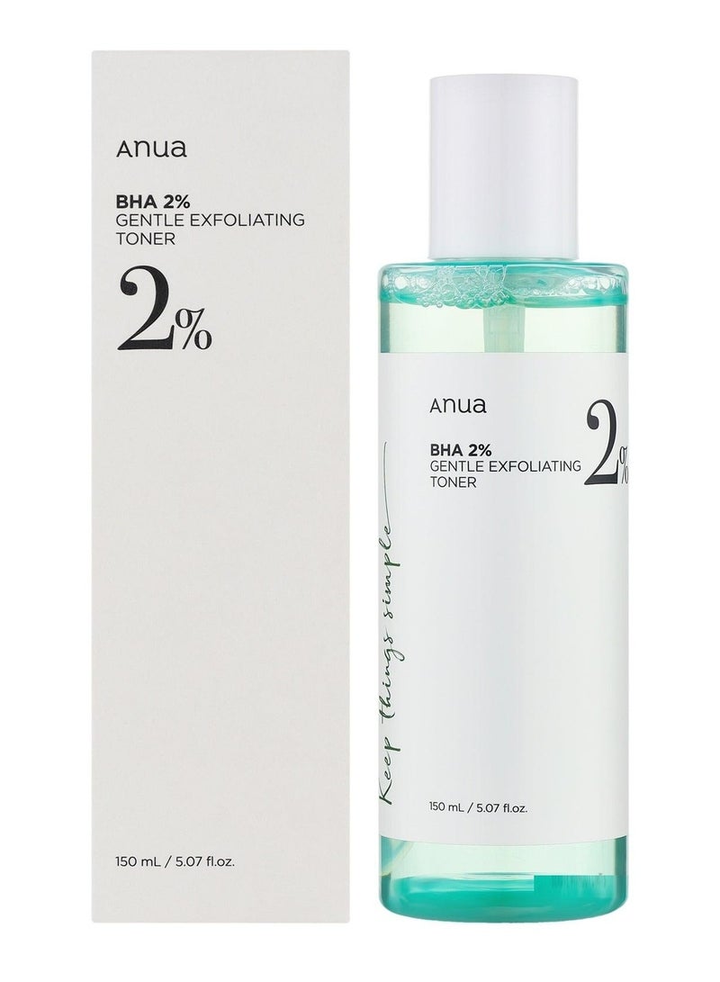 Anua BHA 2% Gentle Exfoliating Toner 150ml - Image 1
