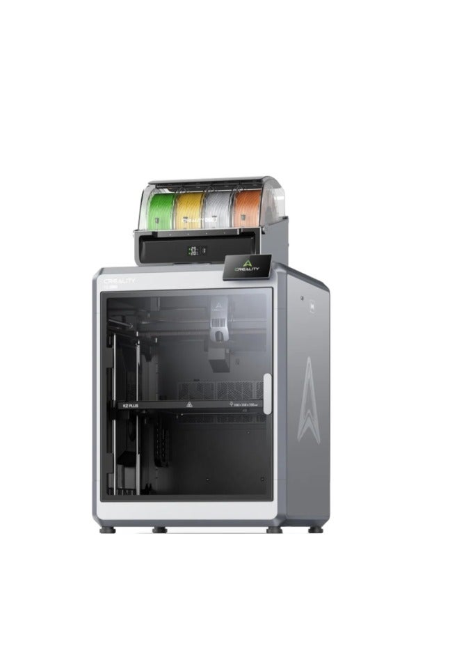Creality 3D K2 Plus Combo 3D Printer, Multi-Color Modeling, 3D Printer, Multi-Color Printing with New CFS, Printing Speed Up to 600mm/s, Automatic Leveling, Advanced Direct Drive Extruder Black  - Image 1