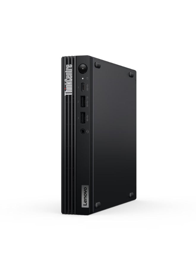 لينوفو - Mini PC ThinkCentre Neo M70q Tiny With Intel Core i7-13700T Processor/ 8GB DDR5 RAM/ 512GB SSD/DOS(Without Windows) Black - Image 1