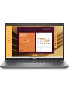 Latitude 5450 Laptop With 14-inch Full HD Display, Core Ultra 7-155U Processor/16GB DDR5 RAM/512GB SSD/Intel Integrated/DOS(Without Windows)/ English/Arabic Black