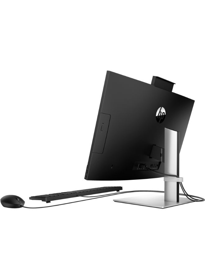 HP ProOne 440 G9 All in One With 23.8-inch Full HD (1920x1080) IPS Display, Core i5-12500T Processor/8GB RAM DDR4/512GB SSD/Intel UHD Graphics 770/DOS(Without Windows)/ English/Arabic Black  - Image 4