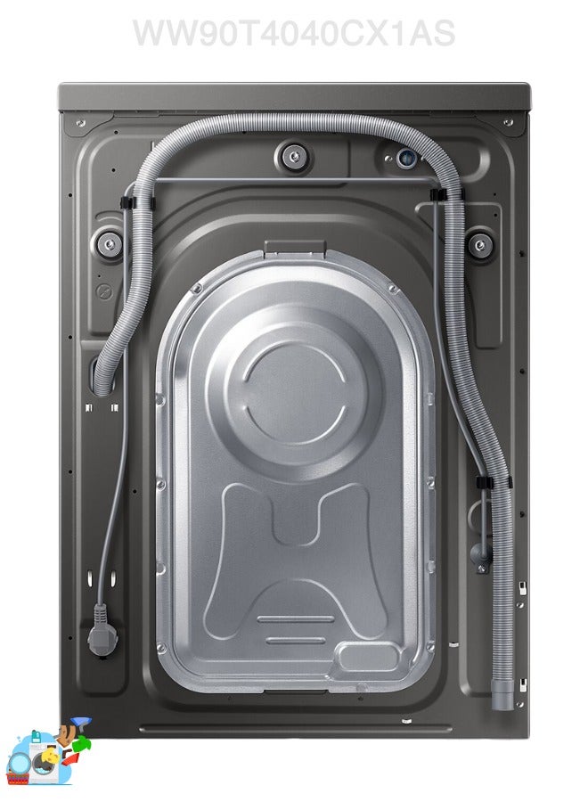 Samsung Samsung Washing Machine, Eco Bubble, 9KG, Inverter Motor, Inox- WW90T4040CX1AS 9 kg WW90T4040CX1AS Inox - Image 3