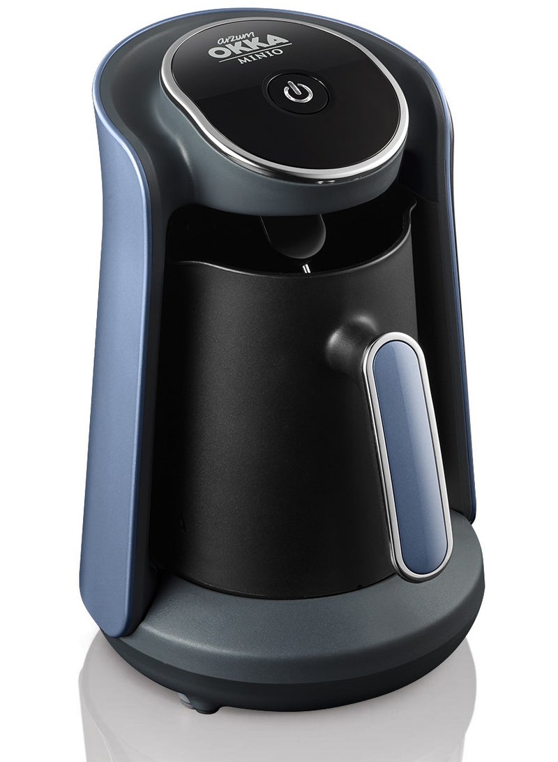 أرزوم OKKA Minio Turkish Coffee Machine 4 Cups 0.5 L 480 W OK004 O Ocean Blue  - Image 1