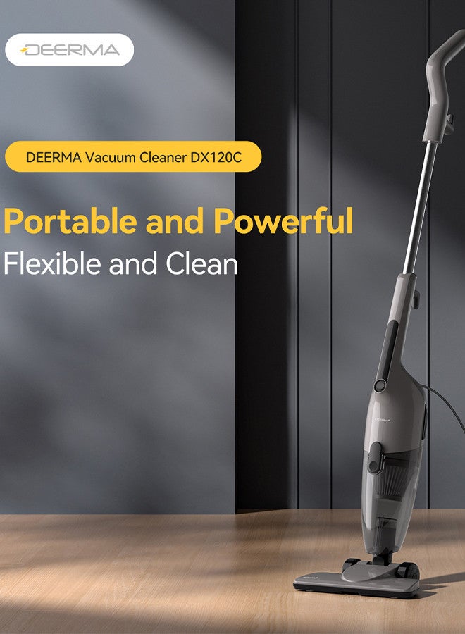 Deerma Portable Handheld Vacuum Cleaner – Powerful Suction, Lightweight & Cordless Design, Rechargeable Battery, High-Efficiency Filtration, Easy to Use for Home, Car, and Office Cleaning DX120C-Black 600 W DX120C Black  - Image 4