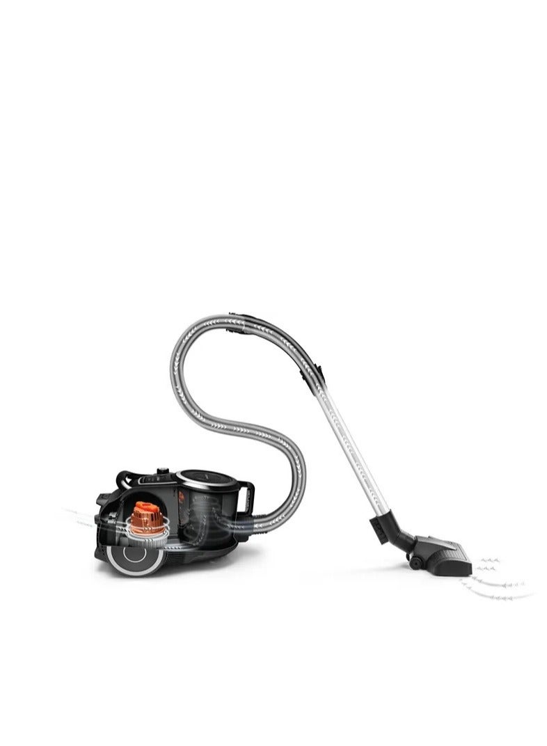 بوش Bagless Vacuum cleaner Series 6 Dust Box Capacity 2.4 L 2200 W BGS412234 Black  - Image 4