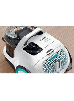 BOSCH Bosch Serie 4 Bagless Vacuum Cleaner ProHygienic 2000 Watt BGS21WHYG 2 L 2000 W BGS21WHYG White/Black/turquoise  - Image 2