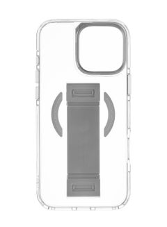 Uniq Hybrid Heldro Max Magclick With Camera Stand for iPhone 16 Pro Max Lucent Clear Clear  - Image 1