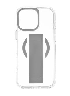 Uniq Hybrid Heldro Max Magclick With Camera Stand for iPhone 16 Pro Max Lucent Clear Clear  - Image 3