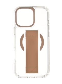 Uniq Hybrid Heldro Max Magclick With Camera Stand for iPhone 16 Pro Taupe Gold Gold  - Image 1