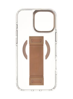 Uniq Hybrid Heldro Max Magclick With Camera Stand for iPhone 16 Pro Taupe Gold Gold  - Image 3