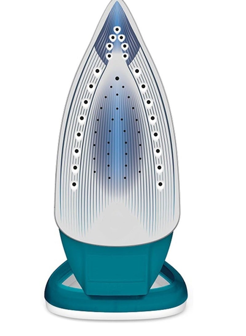 Tefal EasyGliss Steam Iron 2700 Watt Aqua Blue 270 ML Water tank FV5772E2 270 ml 2700 W FV5772E2 Blue  - Image 3