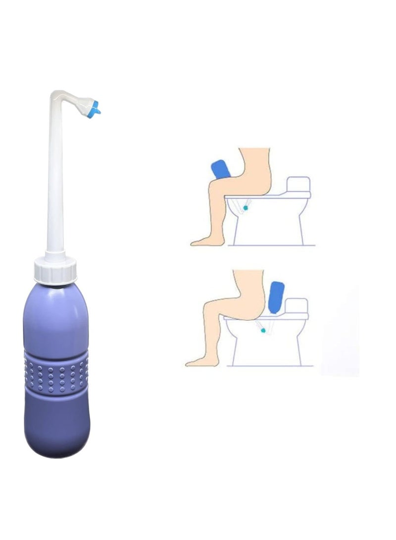 Home Care Home Care Pack of 2 Portable Bidet 650ml - Travel Portable Bidet Sprayer for Toilet - Handheld Spray Bottle for Personal Hygiene Cleaning - for Men & Women  - Image 4