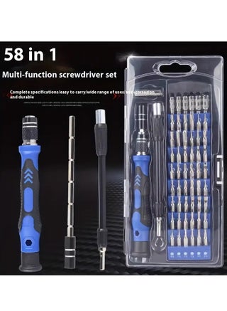58 in 1 Multi-Function Steel Screwdriver Set, Precision Repair Tool Kit for Electronics, No Battery Needed - pnsku/N70148875V/45/_/1738737030/cbfaa25e-98e1-4dec-bbb2-f810c354a6a2