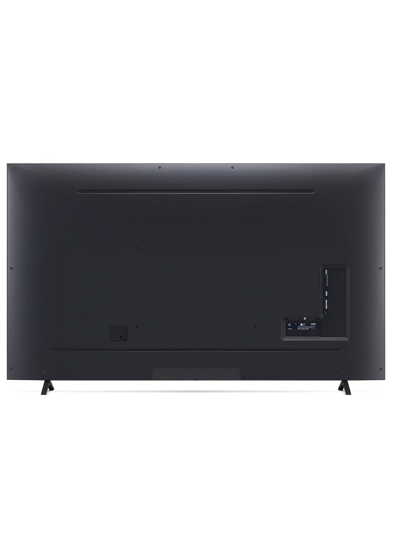 LG - 86 Inch UHD 4K Smart TV 60 HZ Magic remote 86UT80006LB Black - Image 1