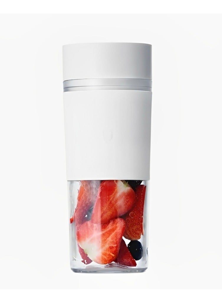 Xiaomi Mini Portable Blender Electric Fruit Juicer Machine 300L Type C Port Smoothie Blender, Portable Juicer Blender, High Quality Mini blender Juicer Machine 45 W ‎Mijia portable juicer White  - Image 1