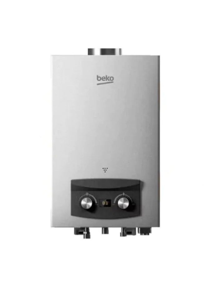Beko Gas Digital Water Heater, 10 Liters, Silver - BGWH 10LS BGWH 10LS Silver