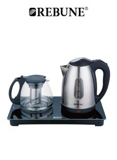 ريبون Enjoy The Perfect Cup Of Tea With The Complete Tea Set 1.8 L 1500 W RE-1-139 Silver  - Image 3