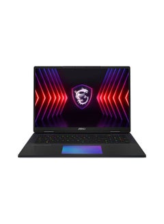 Titan18 Gaming Laptop With 18 Inch UHD 120Hz Display,Core i9-14900HX Processor/32GB DDR5/2TB SSD/12GB Nivida GeForce RTX 4080 Graphics/Windows 11 Home English/Arabic Black