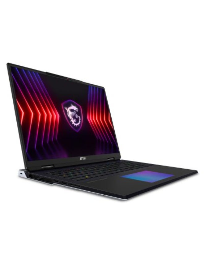 MSI - Titan18 Gaming Laptop With 18 Inch UHD 120Hz Display,Core i9-14900HX Processor/32GB DDR5/2TB SSD/12GB Nivida GeForce RTX 4080 Graphics/Windows 11 Home English/Arabic Black - Image 1