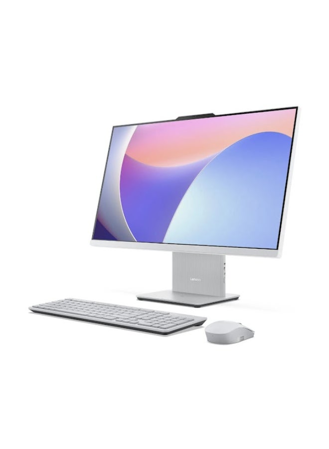 Lenovo IdeaCentre Laptop With 23.8 Inch Full HD (1920x1080) IPS 100Hz Display Touch Screen with Mouse and Keyboard, Intel Core i5-13420H Processor/16GB RAM DDR5/ 512GB SSD/Windows 11 pro/Intel UHD Graphics Cloud Grey - Image 1