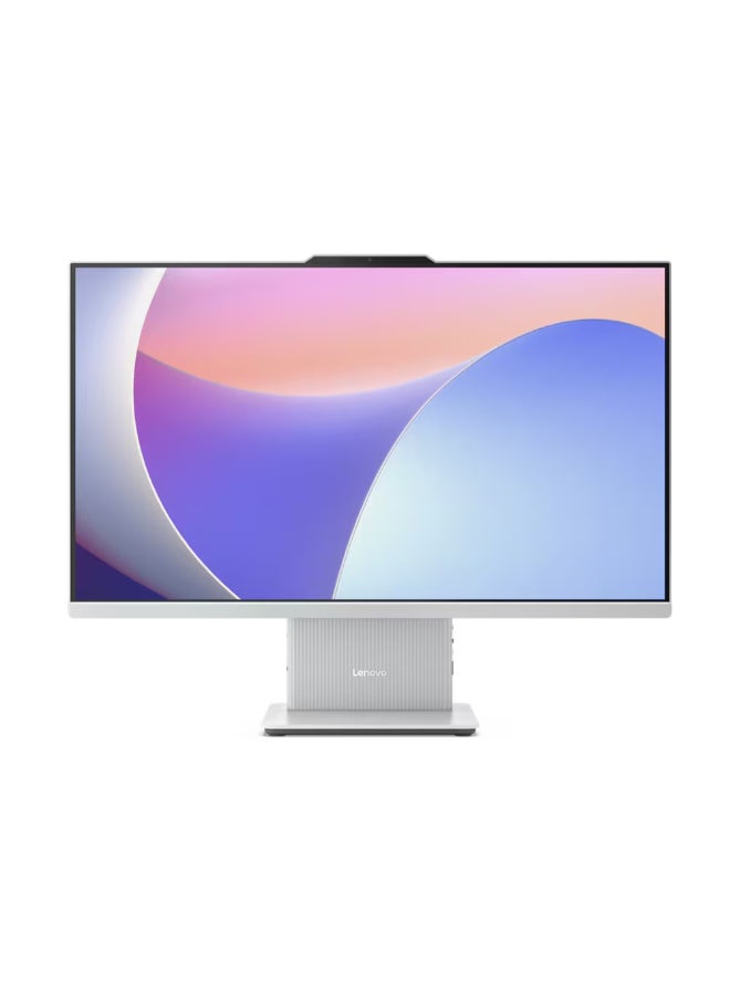 Lenovo - Idea Center(Upgraded Version) AIO With 23.8-Inch Full HD(1920X1080) Display, Core i5-13420H Processor/16GB RAM DDR5/512GB SSD/Intel UHD Graphics/Windows 11 English/Arabic Grey - Image 1