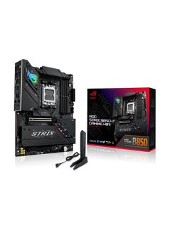 ASUS ROG Strix B850-F Gaming WiFi ATX Motherboard, AMD B850 Chipset, AM5 Socket for Ryzen 7000/8000/9000 Series CPUs, 4x DIMM DDR5 Slots (Up to 192GB, 8000+MT/s OC), PCIe 5.0 x16 Slot, 4x M.2 Slots, 2.5Gb Ethernet, Wi-Fi 7, Bluetooth 5.4, USB 20Gbps, DisplayPort, HDMI 2.1, 7.1 Surround Audio, Aura Sync RGB, RAID Support, Intel LAN, ASUS EZ DIY, 12" x 9.6" ATX | 90MB1J70-M0EAY0 Black  - Image 4