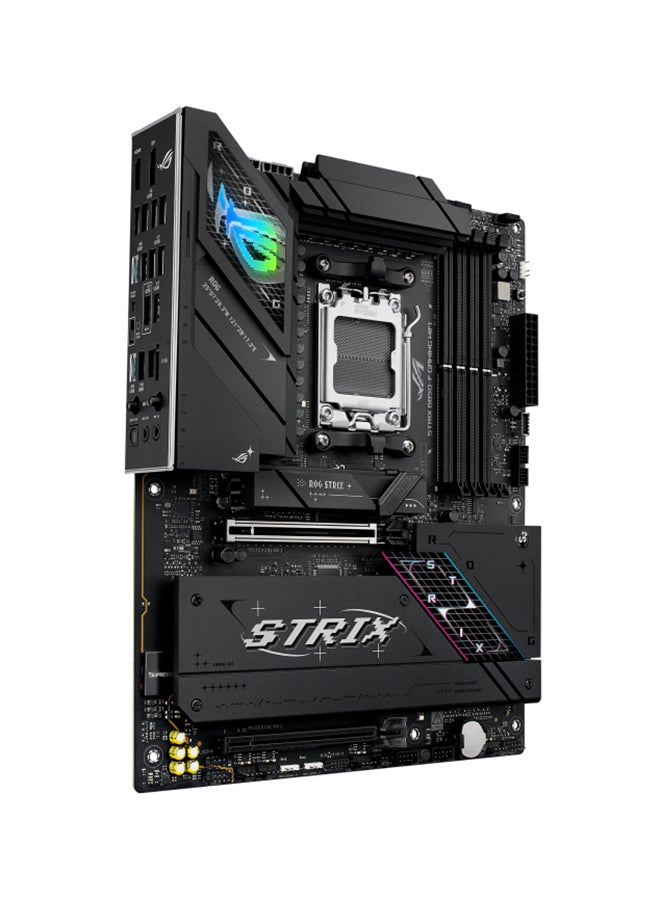 ASUS - ROG Strix B850-F Gaming WiFi ATX Motherboard, AMD B850 Chipset, AM5 Socket for Ryzen 7000/8000/9000 Series CPUs, 4x DIMM DDR5 Slots (Up to 192GB, 8000+MT/s OC), PCIe 5.0 x16 Slot, 4x M.2 Slots, 2.5Gb Ethernet, Wi-Fi 7, Bluetooth 5.4, USB 20Gbps, DisplayPort, HDMI 2.1, 7.1 Surround Audio, Aura Sync RGB, RAID Support, Intel LAN, ASUS EZ DIY, 12" x 9.6" ATX | 90MB1J70-M0EAY0 Black - Image 1