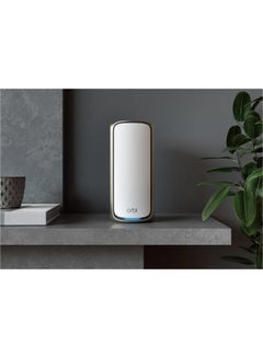 NETGEAR Orbi 970 Series Quad-Band WiFi 7 Mesh Network System RBE973S, Router + 2 Satellite Extenders, Covers Up to 10,000 sq. ft., 200 Devices, 10 Gig Internet Port, BE27000 Up to 27Gbps White  - Image 3