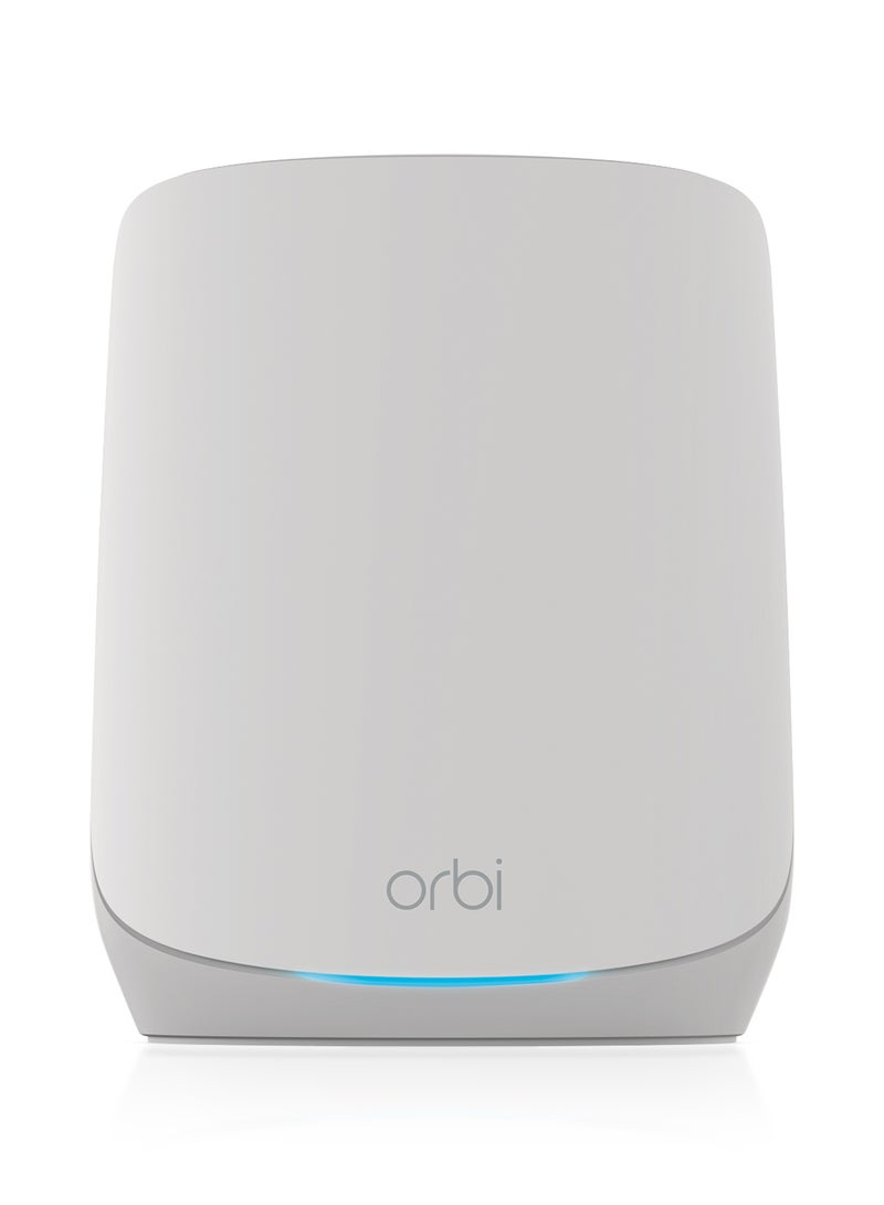 NETGEAR - Orbi Whole Home Tri-Band Mesh WiFi 6 System (RBK762S) – Router with 1 Satellite Extender | Coverage up to 5,000 sq. ft, 75 Devices | AX5400 Up to 5.4Gbps White - Image 1