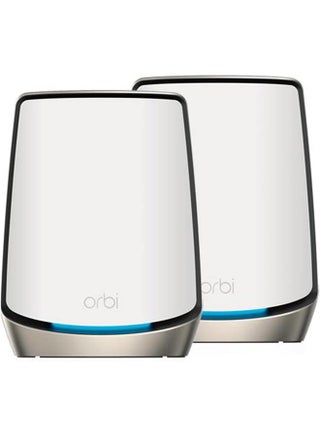 Orbi Tri-Band WiFi 6 Mesh System RBK862S AX6000 Router with 1 Satellite Extender Up to 6Gbps Coverage up to 5400 sq.ft., 100 Devices, 10 Gig Internet Port, Armor Subscription White - pnsku/N70148997V/45/_/1742995768/c6bb95df-0944-4df6-8f93-ac232edc2079
