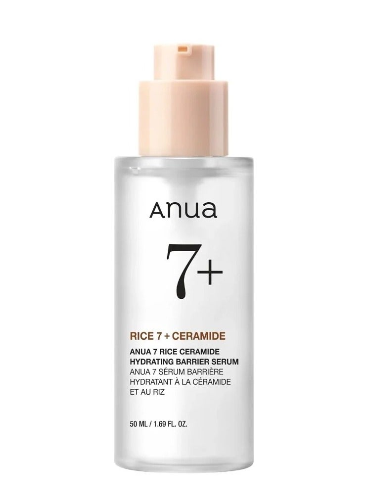 Anua Rice 7+ Ceramide Hydrating Barrier Serum 50ml  - Image 1