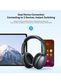 جوي روم JR-JH1 Hybrid ANC Bluetooth Wireless Headphones Headset Black  - Image 3