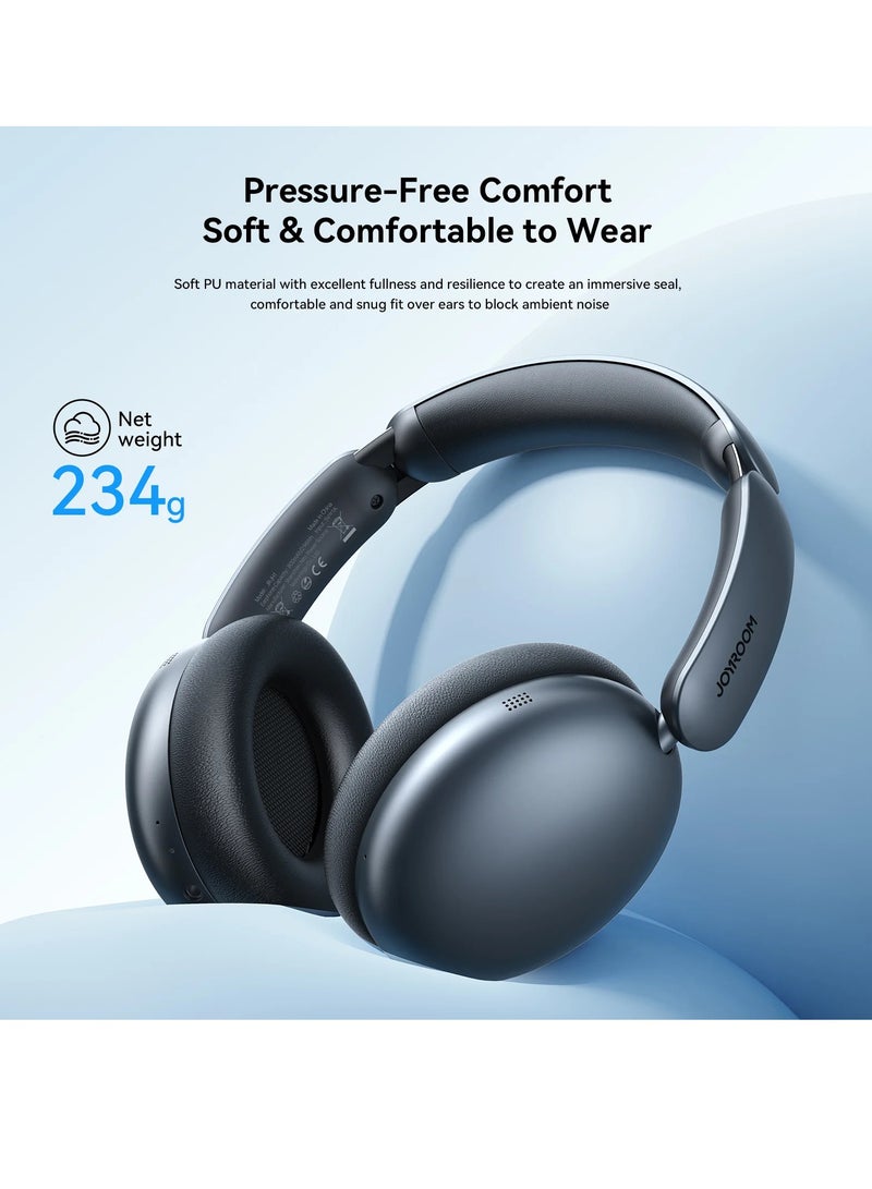 JOYROOM - JR-JH1 Hybrid ANC Bluetooth Wireless Headphones Headset Black - Image 1
