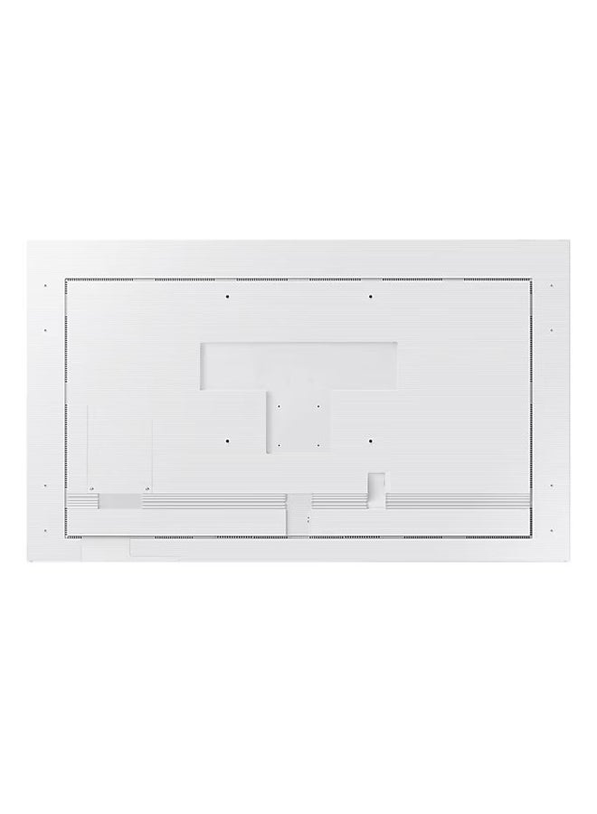 Samsung - Flip Pro 65" Interactive Display - 4K VA Panel, 3840x2160 Resolution, 350 nits Brightness, 4000:1 Contrast Ratio, Touch IR Technology, HDMI 2.0, DisplayPort 1.2, USB-C, Wi-Fi, Bluetooth, Tizen 6.5, 32GB Flash Memory, VESA Mount Compatible | LH65WMBWBGCXUE White - Image 1