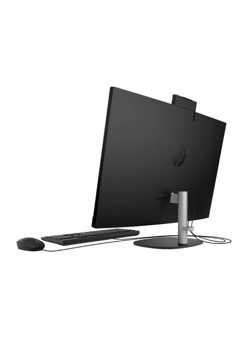 HP All-in-One 27" Inch FHD IPS Display, 13th Gen Intel® Core™ i7 1355U, Iris® X Graphics, 8 GB DDR4 RAM, 512 GB NVMe SSD, FreeDOS, Bundle PC, Jet 27-cr0086nh | 91H75EA Black  - Image 4