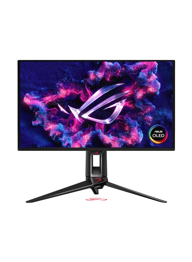 ASUS - ROG Swift PG27UCDM Gaming Monitor, 27" QD-OLED Display, 4K UHD Resolution, 240Hz Refresh Rate, 0.03ms (GtG) Response Time, AMD FreeSync Premium Pro & NVIDIA G-SYNC, 90LM0B30-B019B1 Black - Image 1