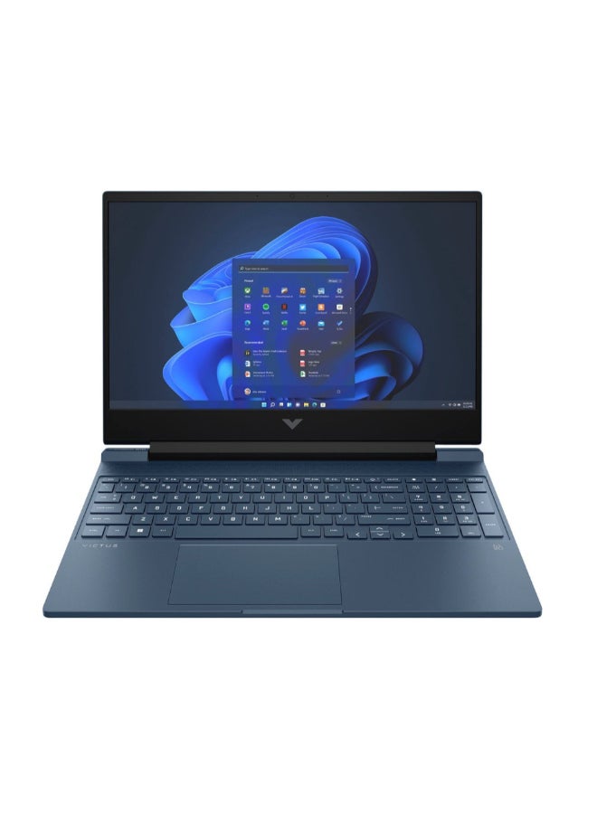 HP - Victus 15-fa1657nr Gaming Laptop With 15.6-Inch FHD Display, Core i7-13620H Processor/16GB RAM/1TB SSD/8GB NVIDIA GeForce RTX 4060 Graphics Card/Windows 11 Home English/Arabic Performance Blue - Image 1