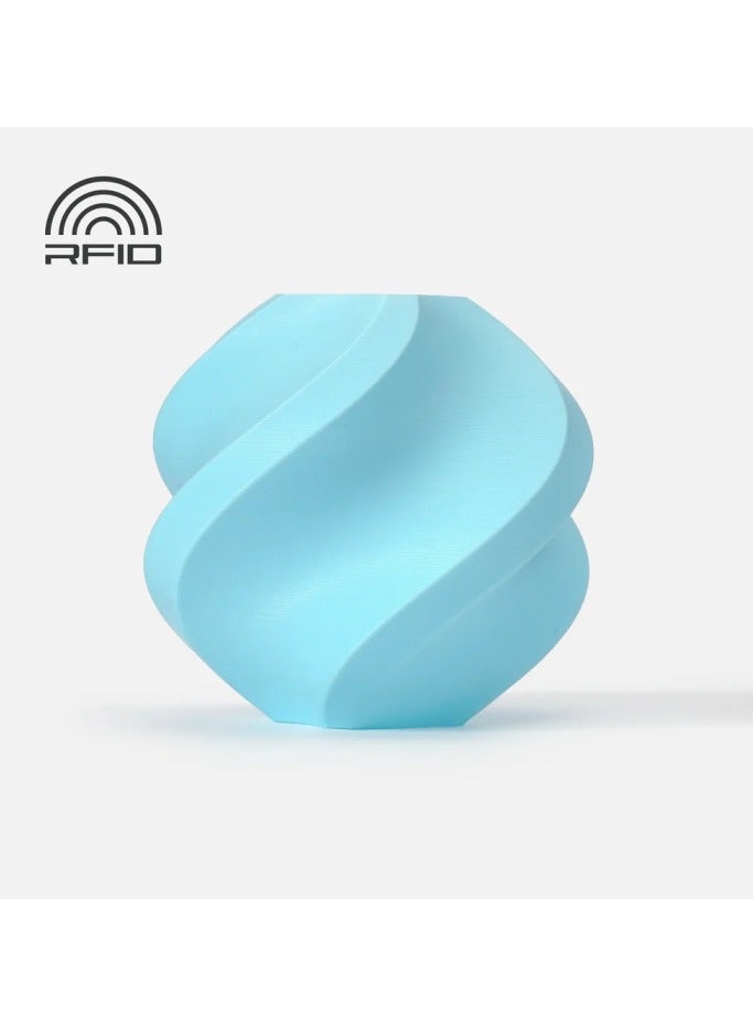 بامبو لاب Bambu Lab PLA Matte Ice Blue (with Spool), 1.75mm, 1KG Ice Blue 