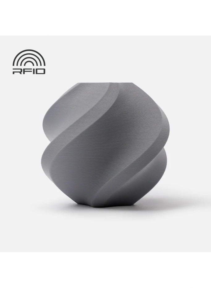 Bambu Lab Bambu Lab PLA Matte Ash Gray (with Spool), 1.75mm, 1KG GRAY 